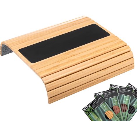 Table accoudoir de canapé en Bambou – Protection accoudoir canapé antidérapante et Flexible - Tablette canapé Durable au Design élégant - Plateau d'accoudoir de canapé pour Boissons (1/5)