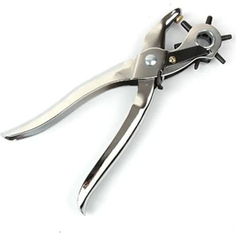 Outil de perçage - Marteau en cuir - Acier au carbone - Longueur 23 cm - Unisexe (1/4)