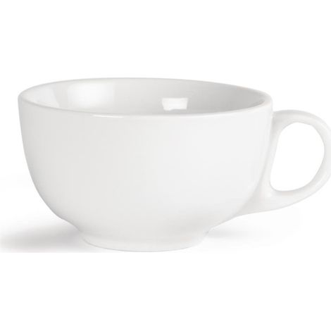 Tasses à cappuccino blanches 425ml (Lot de 12) - Ref U827 - Olympia (1/4)