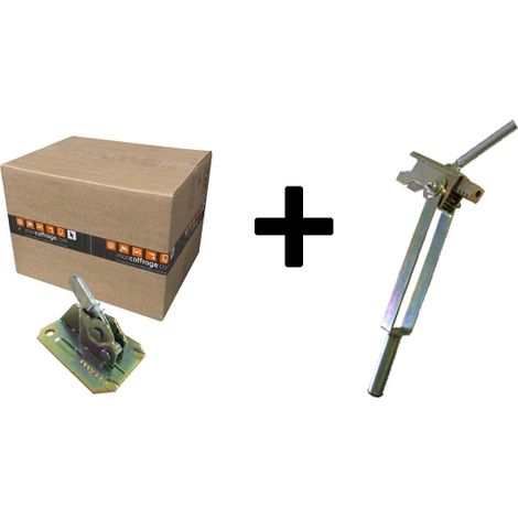 Moncoffrage – Lot de 50 verrous de coffrage à ressort – Acier embouti électrozingué – Serrage crémaillère pour fers à béton 6-11 mm – Dimensions 110 x 75 mm (1/5)
