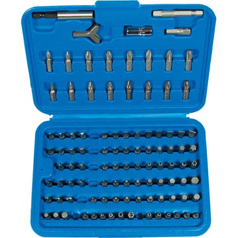 Bit Set 100-teilig 1/4 Zoll Torx Inbus Vielzahn Sicherheitsbits Koffer