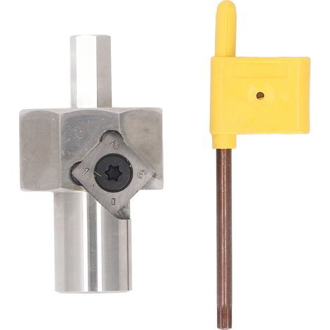 Alésoir de chanfrein de trou de chien d'établi, tige hexagonale de 9mm, insertion en alliage T10, outil de forage électrique en acier inoxydable pour l'ébavurage du travail du bois (1/5)