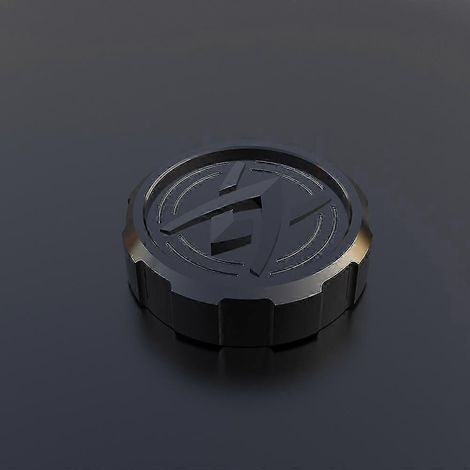Bouchon de cylindre de réservoir de liquide de frein avant et arrière en aluminium usiné CNC pour moto, compatible avec Kawasaki KLR650 (2009-2023, 2022-2021). (1/5)