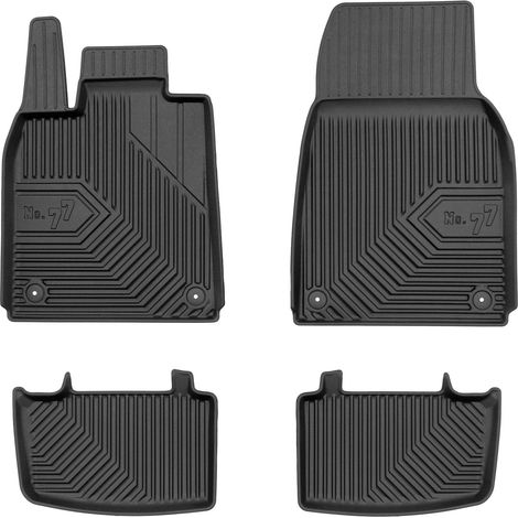 Tapis de Sol de Voiture pour Porsche Taycan 2019-2025 TPE Imperméable Noir 4Pcs (1/5)