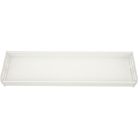50 cm Wandregal für Gewürze, multifunktionaler Wandorganizer, Wandablage für Küche und Bad, weiß (1/5)