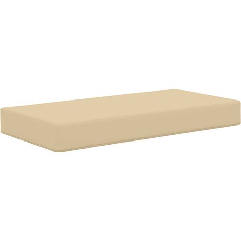 Cojín de asiento de exterior Beige 80 x 40 x 8 cm vidaXL