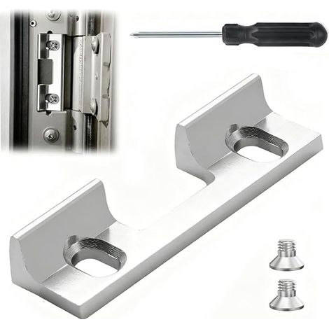 Adjustable Door Strike Plate Type 115 – Aluminium 46 x 1.5 cm