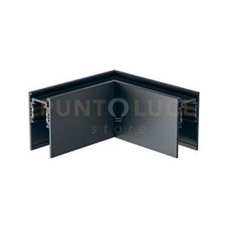 GBIGSN1- ANGOLO MECCANICO 90° SOFFITTO/SOFFITTO PER BINARIO MODULARE SUPERFICIE COLORE NERO