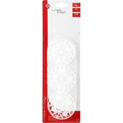set 6 pezzi pressini salvaroma 70 mm
