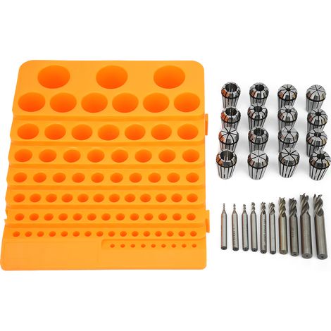 Jeu de pinces ER20 pour fraiseuse CNC, tour et outillage de gravure, avec coffret de rangement (1/5)