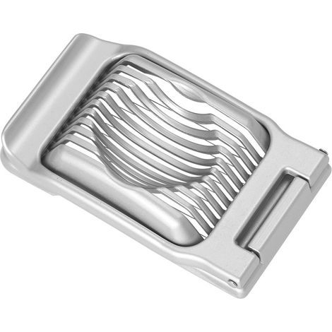 Egg Slicer for Hard Boiled Eggs, Egg Cutter, Strawberry Cutter, Heavy Duty Aluminum Tomato Cutter, Stainless Steel Wire, Multipurpose Egg Slicer, Soft Fruit Cutter, Mushroom Cutter, Home Use (1/5)
