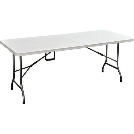 Gartentisch klappbar rechteckig GARDA-120 in weiß, B/H/T: ca. 180/74/75 cm (1/3)