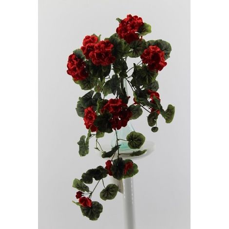 Conti Mazzo Geranio 33 x 70 Cm x 8 Rami Red