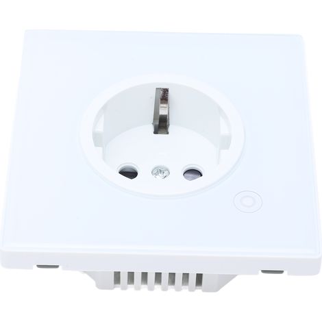 Prise murale intelligente 16 A, 1 voie, avec minuterie, blanche, prise UE 95-245 V, ZK-EU16M (type Wi-Fi)