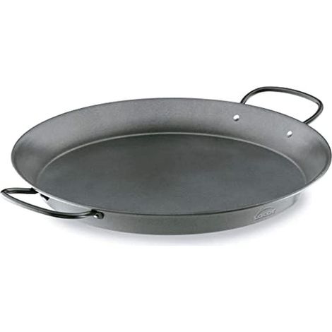 Lacor -60149, Padella per Paella Antiaderente, Nero, 50 cm (1/4)