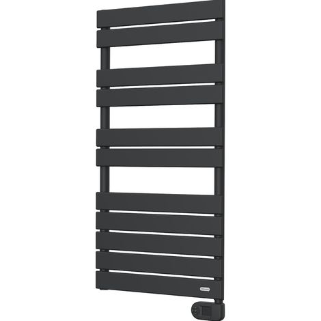 Delonghi – Sèche-serviette électrique fluide caloporteur 600W 278435 – 55x110x9,5 cm – 6 modes – Anthracite – Programmation thermostat