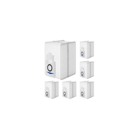 Paquete de 6 bolsas de carbón activado para aspiradora combinada ECOVACS Deebot T30S/X2 - Crezuo (1/4)