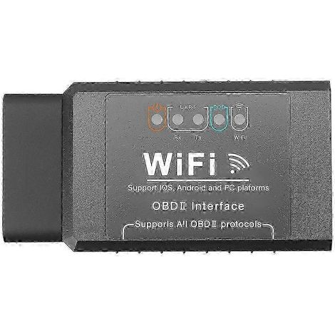 Scanner Wi-Fi ELM327 OBD2 pour le diagnostic moteur Peugeot : lecteur de codes pour Peugeot 5008, 3008, 2008, 308, 508, 301, 206 et 207. (1/2)