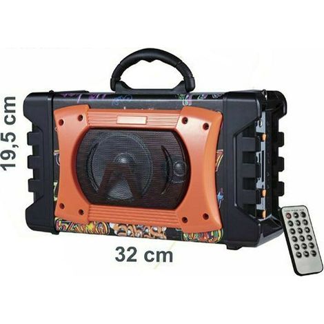 Cassa speaker RADIO fm ricaricabile portatile wirelles BLUETOOTH usb karaoke new (1/5)