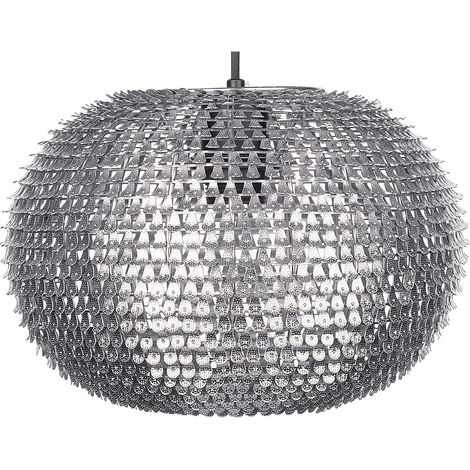 Pendant Lamp REINE Metal Silver