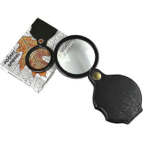 Loupe de poche, loupe pliante, mini loupe pliante, loupe de poche pliable, loupe de lecture, loupe de lecture avec lentille rotative (1/5)
