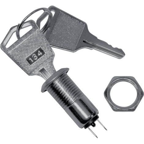 TRU COMPONENTS TC-SS1U TC-SS1U Interruttore a chiave 3 A 1 x On / On 1 pz.