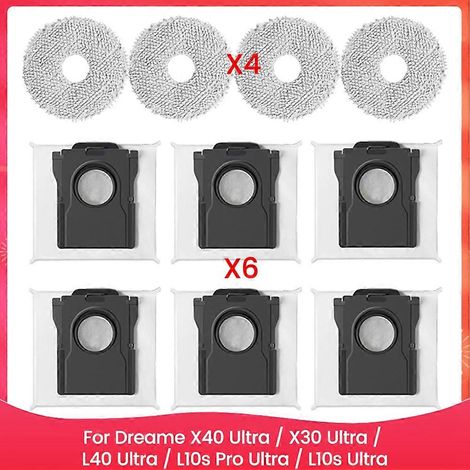 Pour X40 Ultra / X30 Ultra /L40 / L10s Pro Ultra / L10s Ultra Aspirateur Serpillière Bags (1/5)