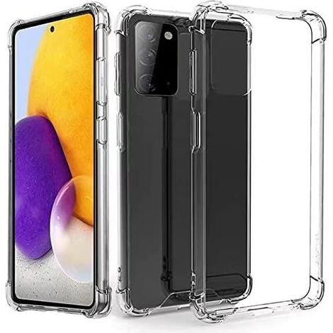 CUSTODIA IN SILICONE PER SAMSUNG GALAXY A72 6.70"" ANGOLI RINFORZATI TRASPARENTI (1/5)