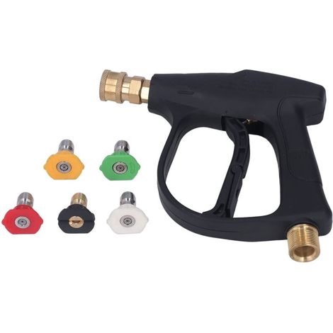 Multifunctional Car Cleaning Gun with 5 Nozzles, High-Pressure Foam Sprayer, Durable Material for Safe Operation, Wide Application, Design (1/5)