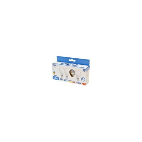 LAMPADINE SET 4 6W LED 6500K 540LM E14