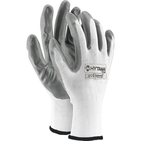 GUANTI DA LAVORO SPALMATI IN NITRILE TAGLIA 9 - 60 PAIA HYTAMA