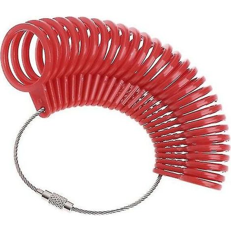 CREA Ring Sizer Measuring Tool Finger Ring Size Gauge Ring Mandrel Standard Size Tool