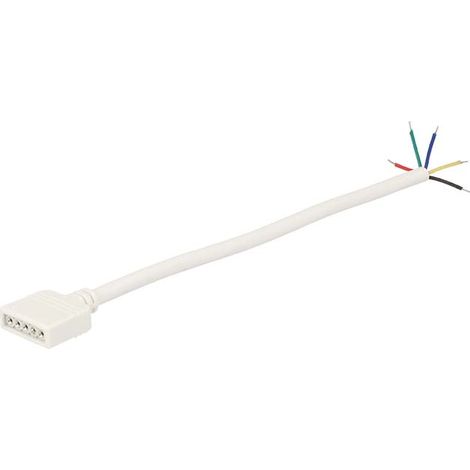 2 PZ Connettori Femmina Con 5 Buchi  Per Striscia Bobina Led RGBW RGB+W (1/3)