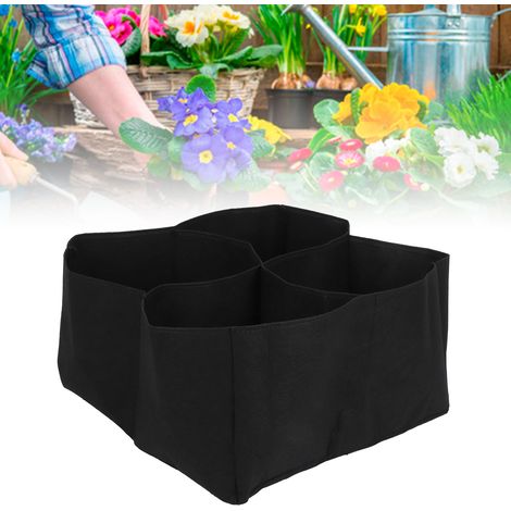 Pflanzsack für Gemüsepflanzen, 60 x 60 x 30 cm, 4 Fächer. (1/5)