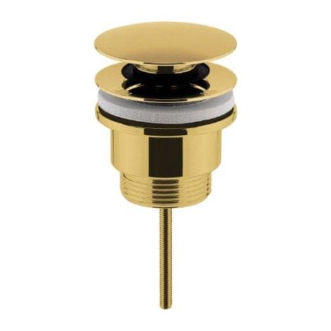 Old London Brushed Brass Universal Push Button Basin Waste - EK810 (1/4)