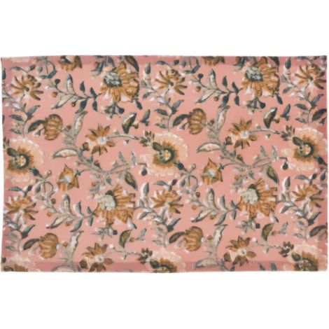 Nappe en coton à fleurs, 45 x 30 cm