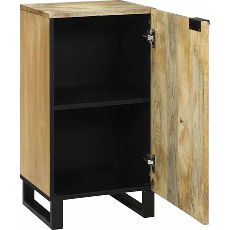 Sideboard/Anrichte/Buffet Braun 40 x 33 x 75 cm massives Mangoholz LXWW997535 (1/5)