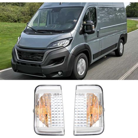 Außenspiegelblinkerabdeckungen für Fiat Ducato 2006-2023 (ein Paar, links und rechts) (Leuchtmittel nicht enthalten) (1/5)