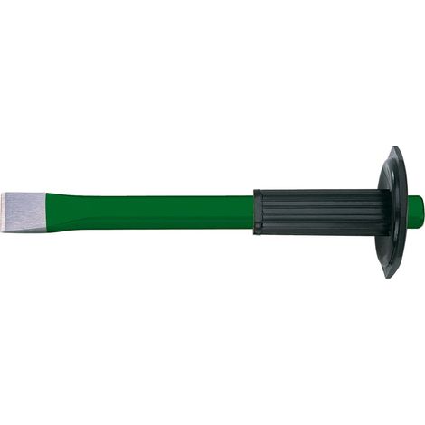 Ciseau de maçon de marque ATM avec poignée de sécurité et acier spécial 300x18 mm