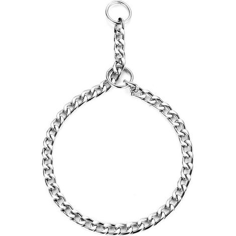 Collare a strozzo per cani - 50 cm, robusto collare anti-masticazione per cani di taglia media e grande, ideale per l'addestramento dei cuccioli e per le passeggiate. (1/5)