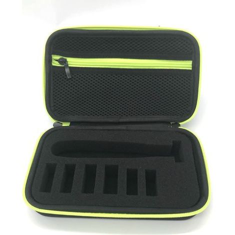 JSSEVN - Hard Case for Shaver Case, Travel Organizer Carrying Bag, Mesh Pocket, Sturdy Foam Insert for Better Organization (1/4)