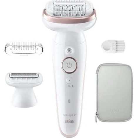 Braun - Depiladora SES9-030 Silk-epil 9, rosa 7500435225311