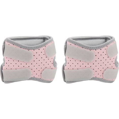 Pinkfarbene Sport-Knieschoner (1 Paar) mit Patellarsehnenunterstützung, Gelenkschutz für Männer und Frauen (Laufen, Tennis). (1/4)