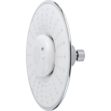 Pommeau de douche musical à filetage 1/2 avec Bluetooth intégré pour écouter de la musique et passer des appels téléphoniques. (1/5)
