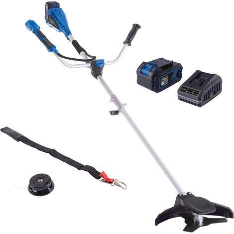 Scheppach – Débroussailleuse à batterie 20V 4Ah – Largeur de coupe 330 mm – Moteur sans balais – Technologie anti-vibrations