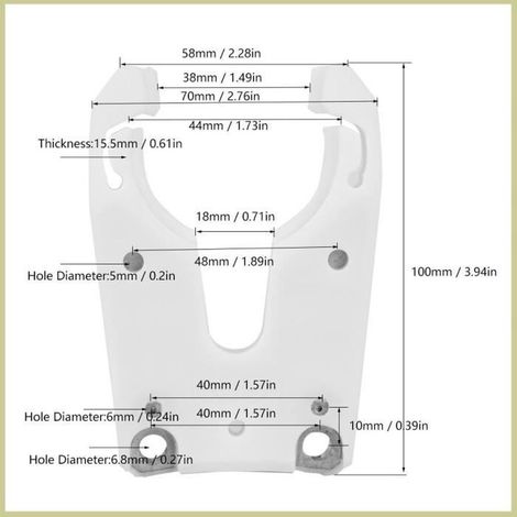 Porte-outil ISO30 - - Griffe pour outillage - Résistant à l\'usure - Pour bois - Professionnel (1/4)