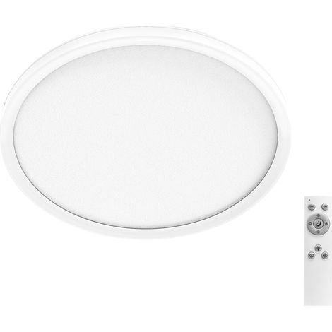 OSRAM Plafonnier blanc, 3000 K / 4000 K / 6000 K, blanc chaud, 1450 lm, 18 W, 29,3 cm Ø, polypropylène (PP), angle de faisceau de 120° (1/4)