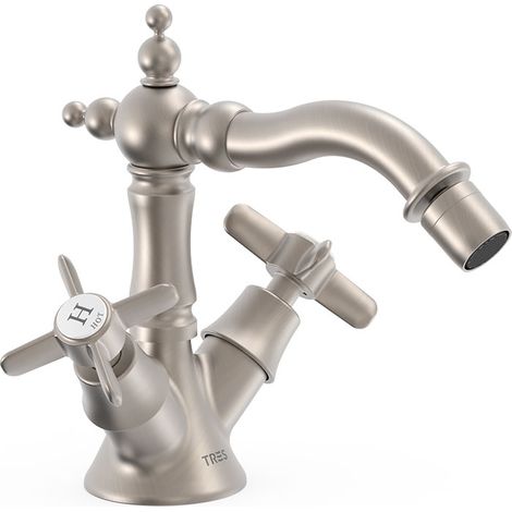 GRIFO BIMANDO PARA BIDÉ RÓTULA ORIENTABLE. CON VOLANTES