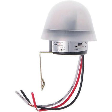 Interrupteur marche/arrêt automatique pour lampadaire à cellule photoélectrique C AC 220V 50-60Hz 10A-- (1/5)