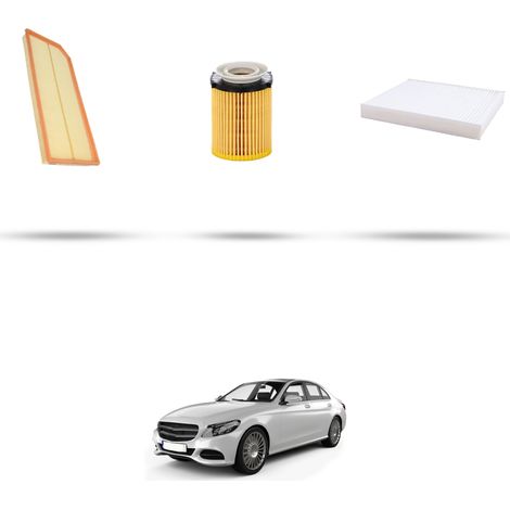 Kit tagliando 3 filtri compatibile con Mercedes Classe C (W205,S205,C205) 300 EQ 190kw Dal 2019 (1/5)